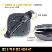 UCO ECO 5-Piece Mess Kit,EQUIPMENTCOOKINGTABLEWARE,UCO,Gear Up For Outdoors,