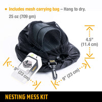 UCO Nesting 2 Person Mess Kit with Mesh Bag,EQUIPMENTCOOKINGTABLEWARE,UCO,Gear Up For Outdoors,