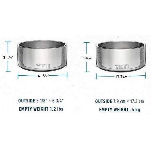 Yeti VS Hydrapeak Dog Bowl Comparison Boomer 8 