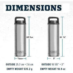 Yeti Rambler 18oz Bottle with Chug Cap,EQUIPMENTHYDRATIONWATBLT IMT,YETI,Gear Up For Outdoors,